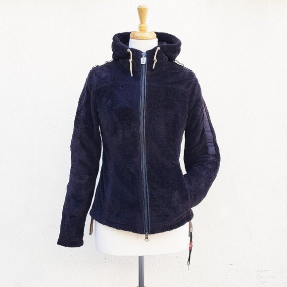 Hell Is For Heroes Black Fleece Winter Ski Italian Hoodie Jacket - Picture 1 of 8